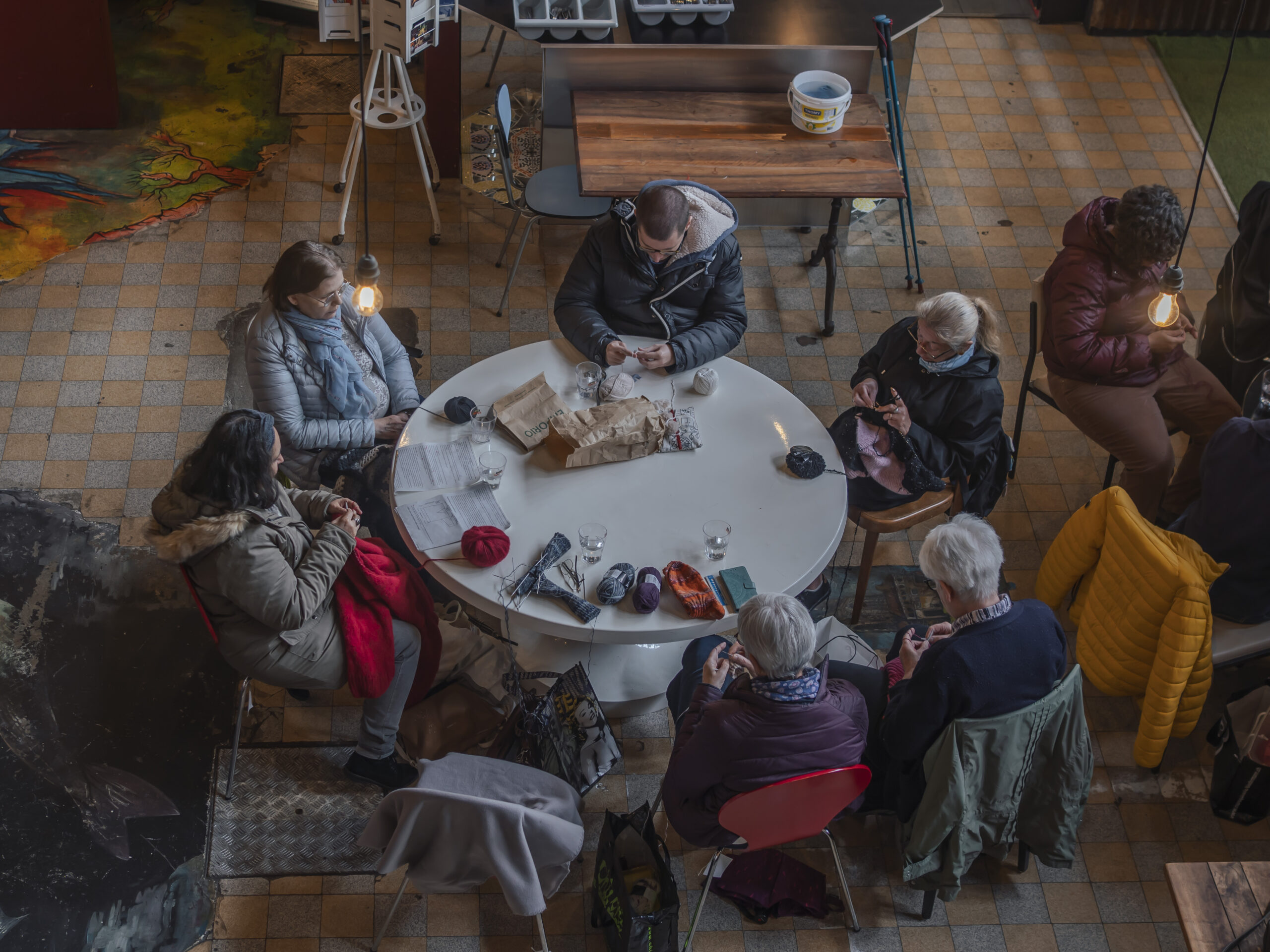 le tricot au Port - atelier inclusif de la Filature